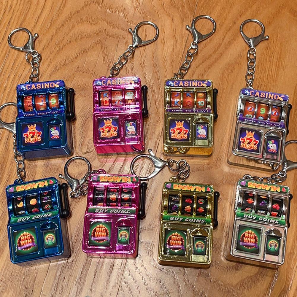 ミニギャンブルスロットマシンキーチェーン、クリエイティブなア - Arcade Game Jackpot のレビューと価格