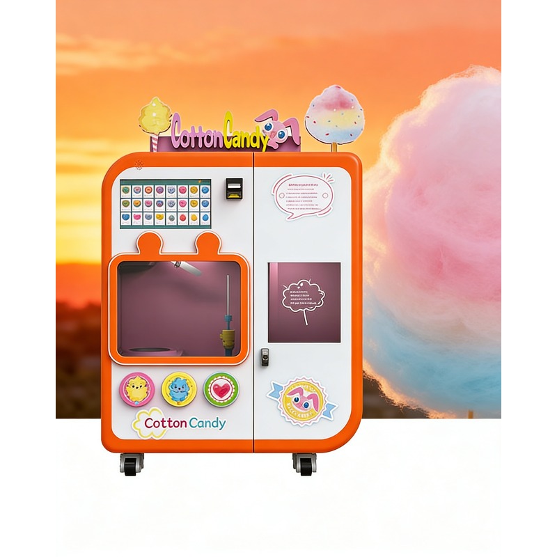 全自動綿菓子自動販売機（交換システム付き）業務用4種フレーバ - Arcade Vending Machines のレビューと価格