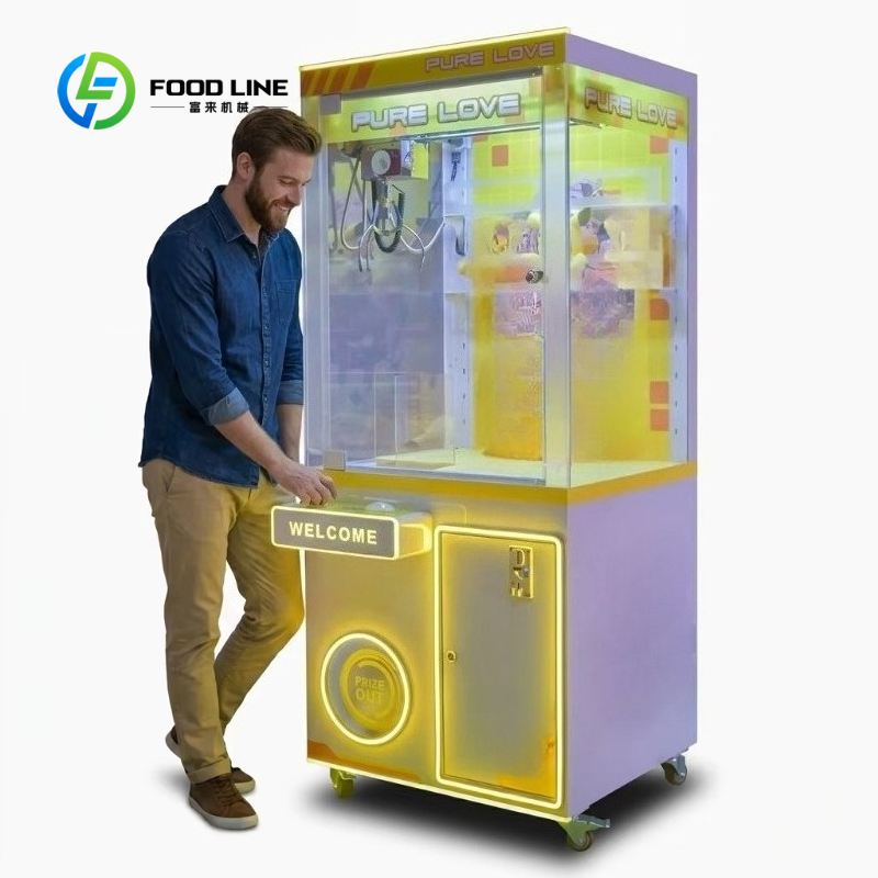 カスタマイズ可能な自動クレーンゲーム機、コイン式ぬいぐるみ獲 - Arcade Toy Claw Vending Machine のレビューと価格