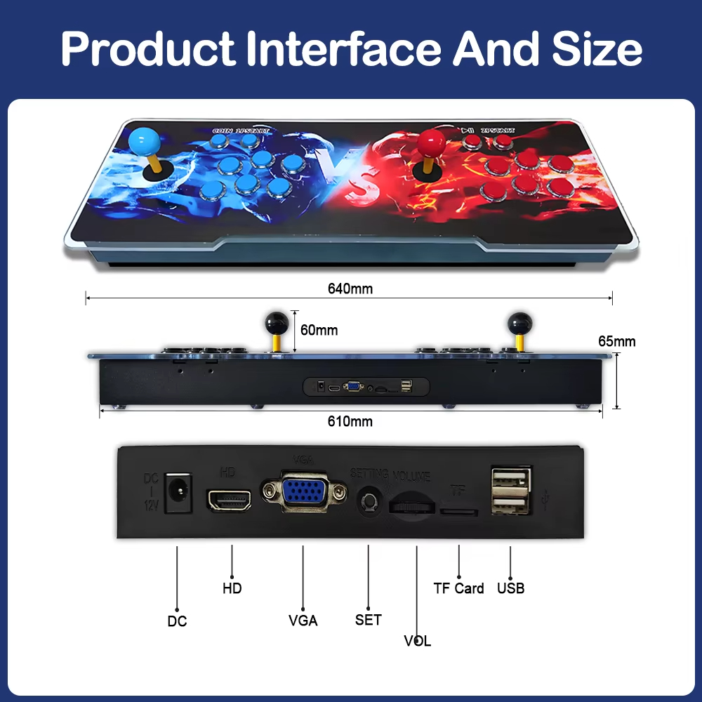 29800種類のゲーム内蔵、3Dレトロアーケードゲーム機、バ - Trackball Controller Arcade のレビューと価格