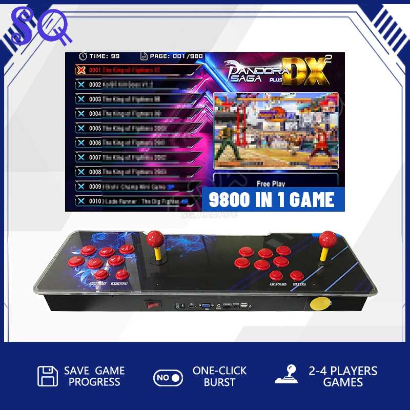 パンドラサーガDX 9800 オールインワン クラシックアー - Trackball Controller Arcade のレビューと価格